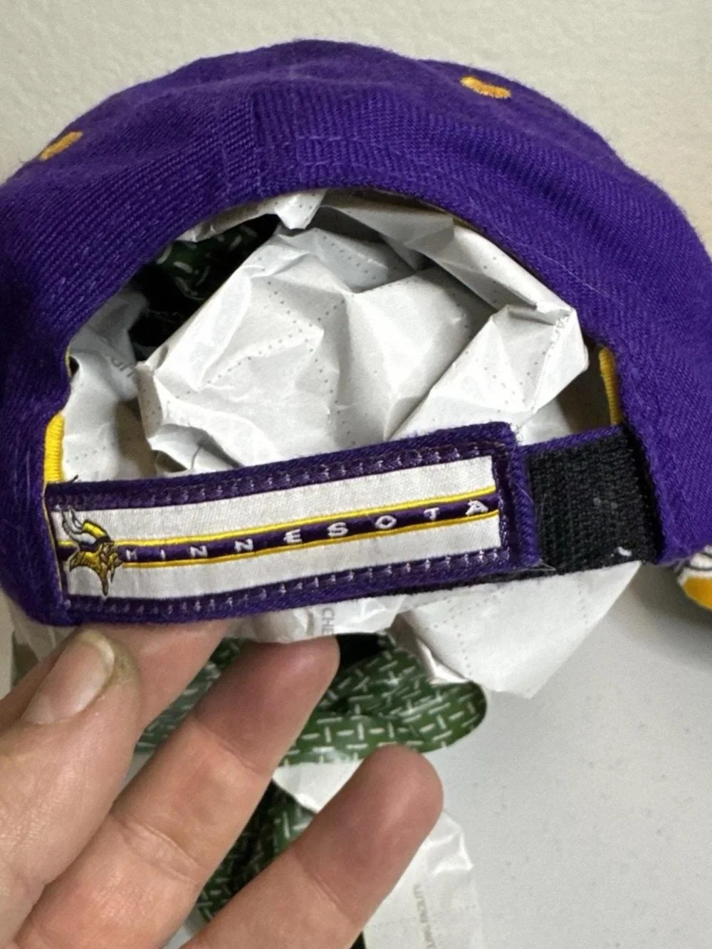 Vintage NFL VIKINGS  Purple and Gold Baseball Caps